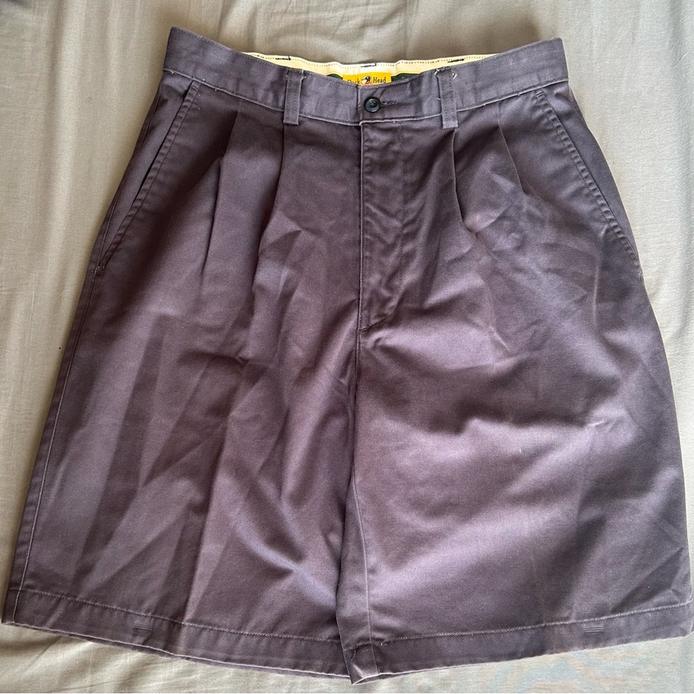 Duck Head Men’s Size 30 Gray Flat Front Shorts 9” In Seam